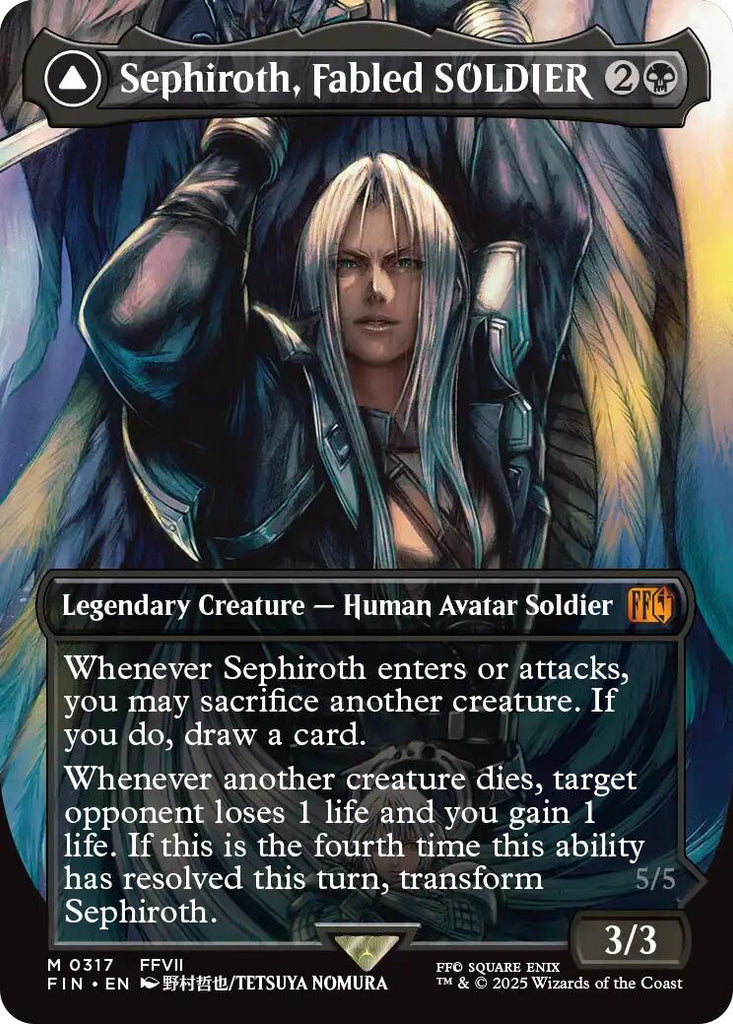 マジック：ザ・ギャザリング Sephiroth, Fabled SOLDIER & One-Winged Sephiroth, Fabled SOLDIER // Sephiroth, One-Winged Angel