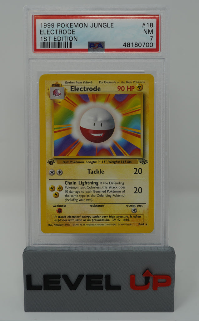 Electrode 18/64 1st Edition Jungle Error PSA 7 48180700