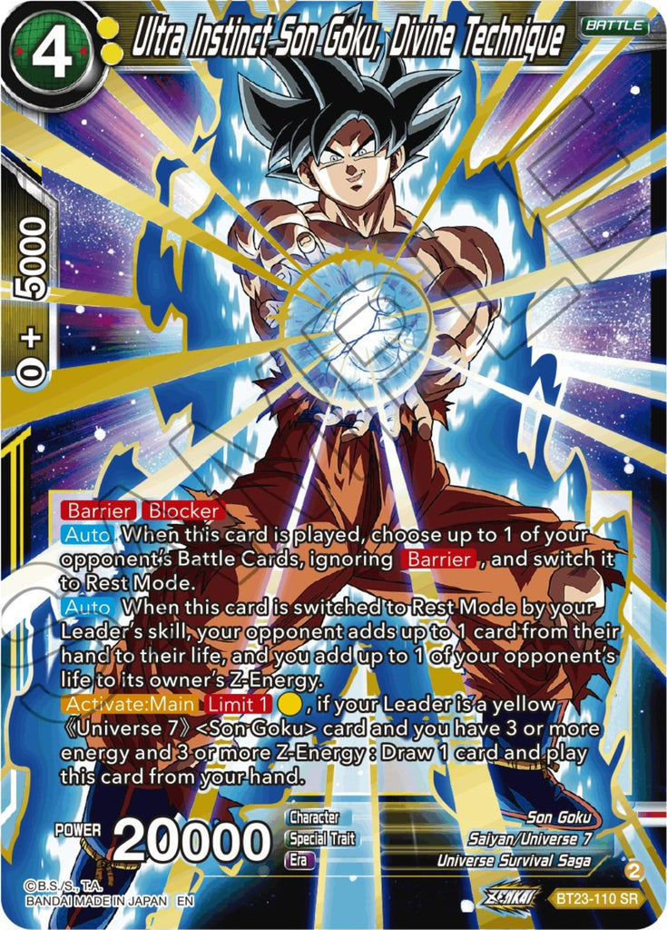 dragon ball super card game bt23 Son Goku, Fusion in the Future (BT23-079) [Perfect Combination] – Black  Swamp Games main image 1