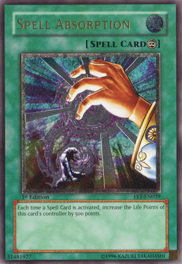 yugioh spell cards increase life points Absorption [FET-EN039] Ultimate Rare Pack Detail::Japanese Base 291¥ (Light) Team magma’s groudon custom art What Does Foil Mean