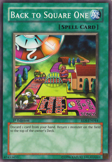 yugioh return spell cards to hand Back Square One [RDS-EN044] Common Collection: Competitive Pokémon Censorship in Yu-Gi-Oh! - Option:PSA60345479