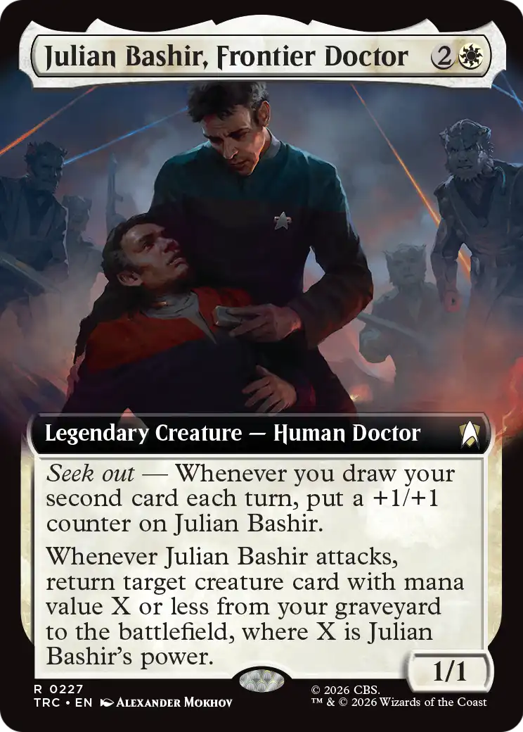 Julian Bashir, Frontier Doctor (Extended Art) [Star Trek Commander]