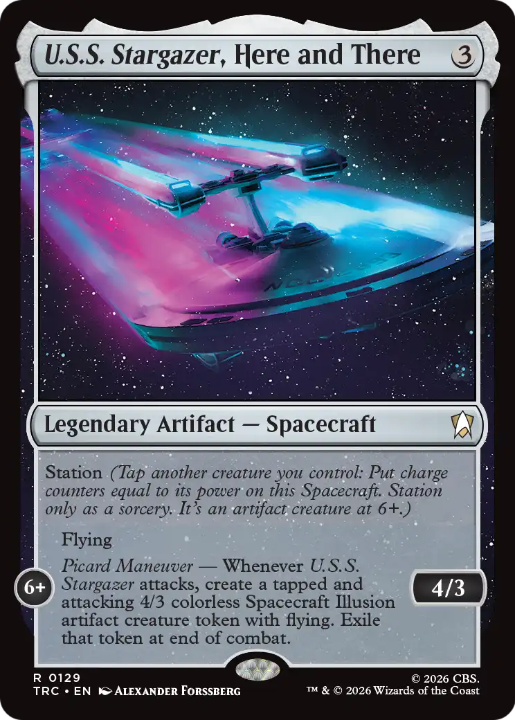 U.S.S. Stargazer, Here and There (Surge Foil) [Star Trek Commander]