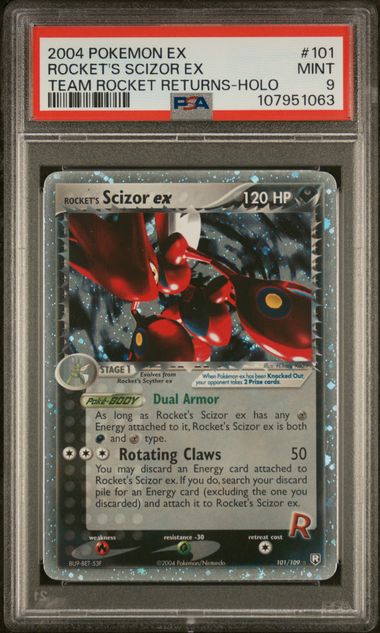 Rocket's Scizor ex 101/109 Team Rocket Returns PSA 9 107951063