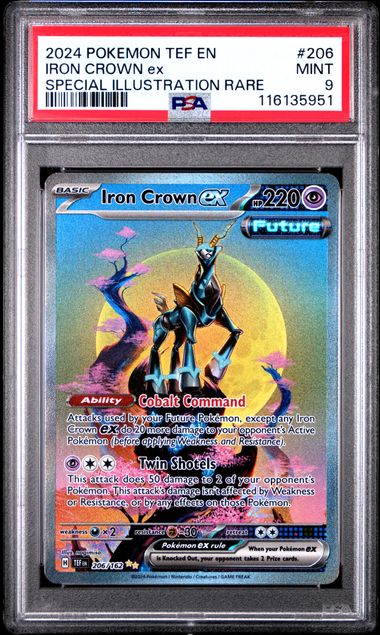 Iron Crown ex 206/162 Temporal Forces PSA 9 116135951