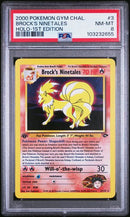 Brock's Ninetales - Holo 3/132 Gym Challenge 1st Edition PSA 8 103232655