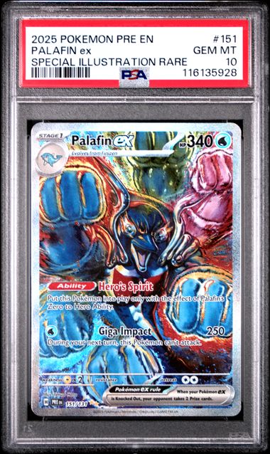 Palafin ex 151/131 Prismatic Evolutions PSA 10 116135928