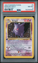Gengar 5/62 1st Edition Fossil PSA 8 152498358