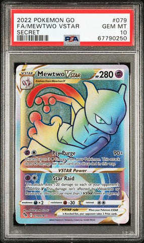 Mewtwo VSTAR 079/078 Pokemon GO PSA 10 67790250