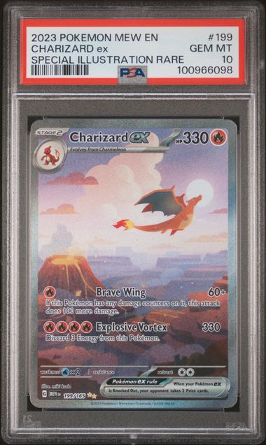 Charizard ex 199/165 Scarlet & Violet: 151 PSA 10 109995304