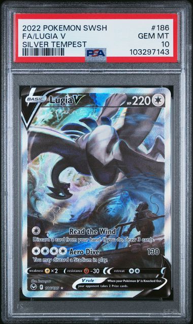 Lugia V 186/195 Silver Tempest PSA 10 103297143