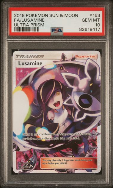 Lusamine 153/156 Ultra Prism PSA 10 83618417