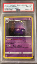 Gengar 38/111 SM Crimson Invasion PSA 8 58724728