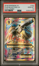 M Blastoise EX 102/108 Evolutions PSA 10 109541804
