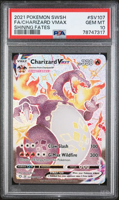 Charizard VMAX SV107/SV122 Shining Fates PSA 10 78747317