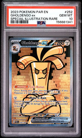Gholdengo ex 252/182 Paradox Rift PSA 10 156881341