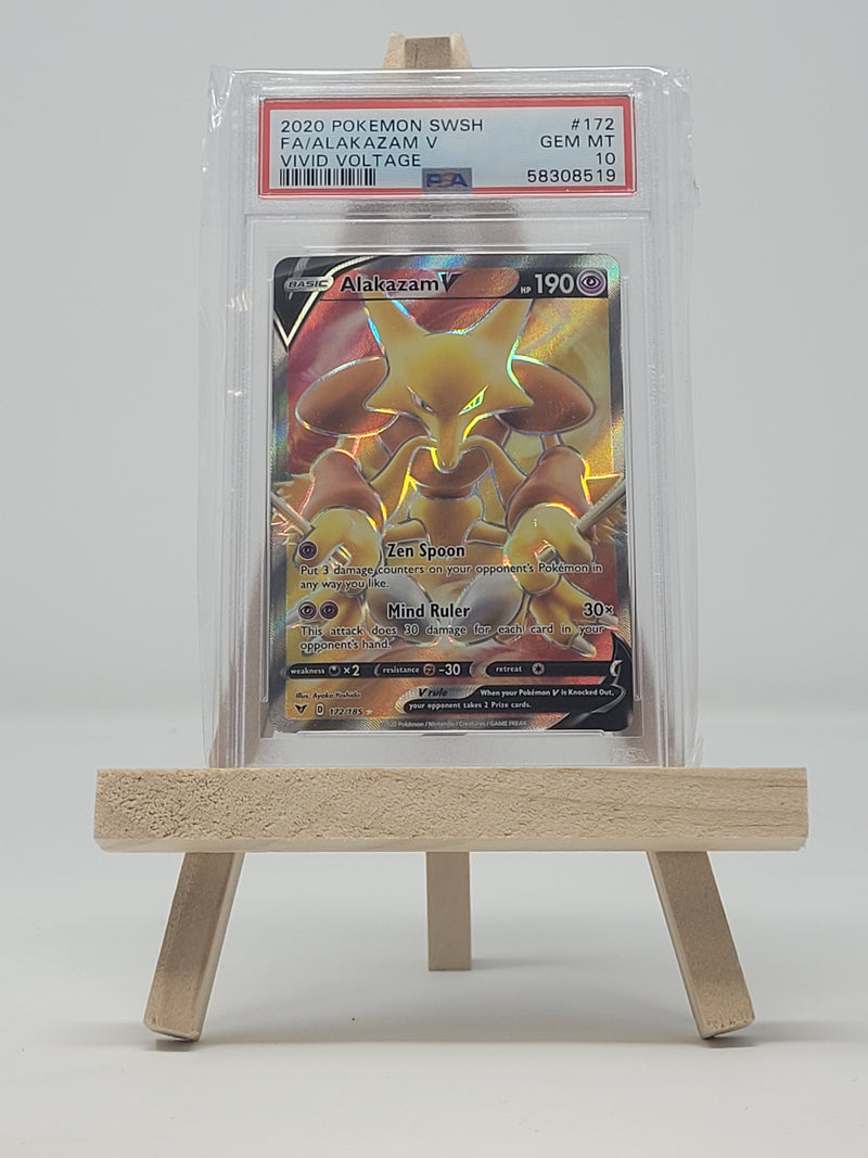 Alakazam V 172/185 Vivid Voltage PSA 10 58308519