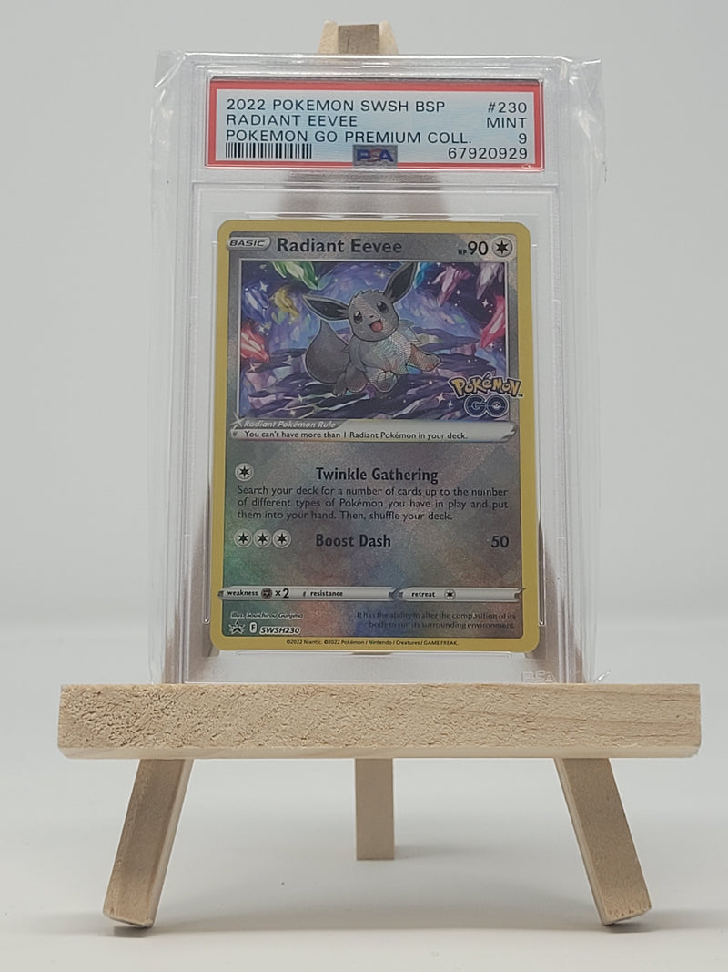Radiant Eevee SWSH230 Pokemon GO PSA 9 67920929