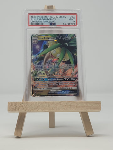 Alolan Exeggutor GX 74/111 Crimson Invasion PSA 9 58789706