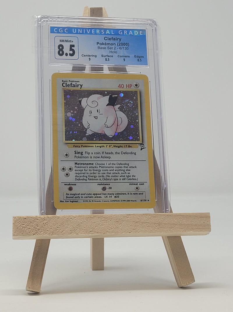 Clefairy 6/130 Base Set 2 CGC 8.5 3839602073