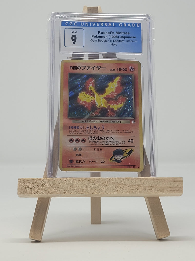 Rocket's Moltres JPN Gym Challenge CGC 9 4229180020