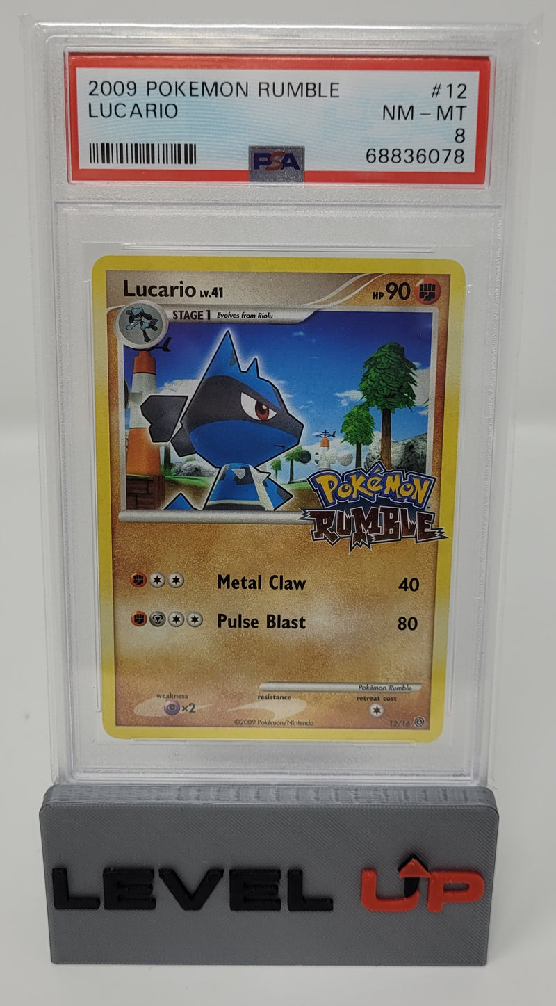 Lucario 12/16 Pokemon Rumble PSA 8 68836078