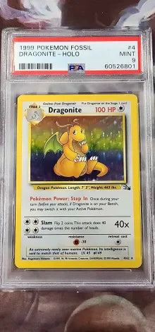 Dragonite 4/62 Fossil PSA 9 60526801