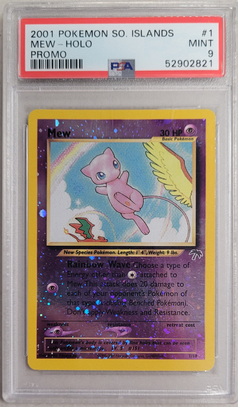 Mew - Holo 1/18 Southern Islands PSA 9 52902821