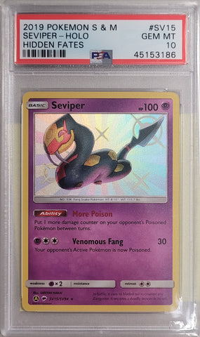 Seviper SV15/SV94 Hidden Fates PSA 10 45153186