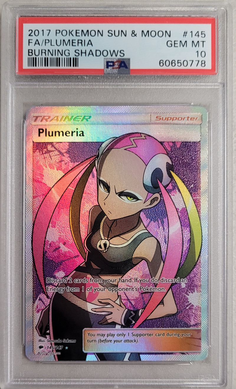 Plumeria 145/147 Burning Shadows PSA 10 60650778