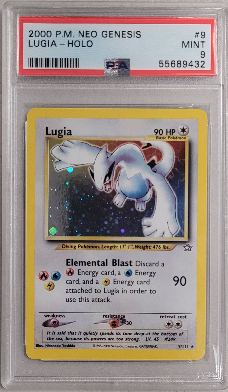 Lugia - Holo 9/111 Neo Genesis PSA 9 55689432