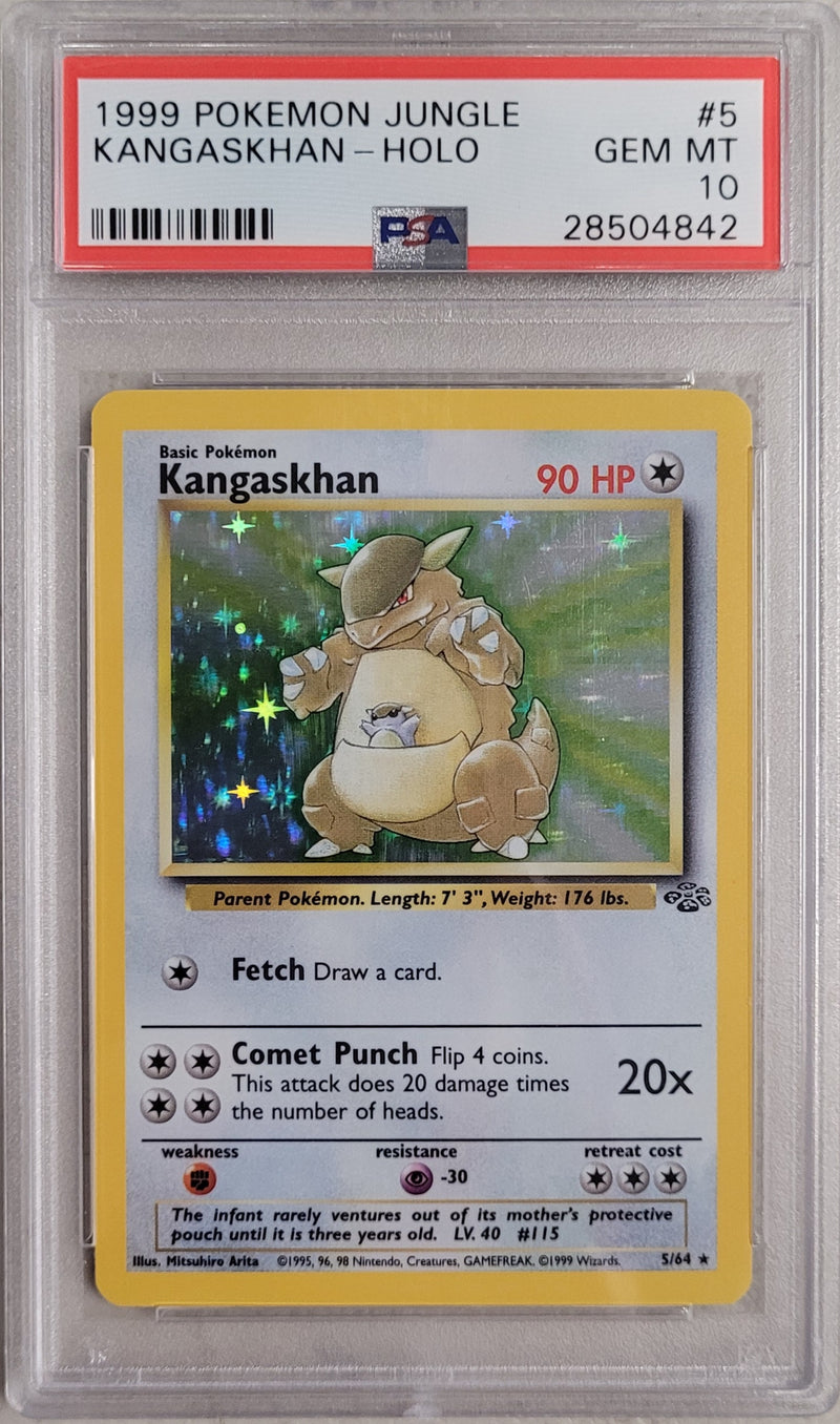 Kangaskhan - Holo 5/64 Jungle PSA 10 28504842