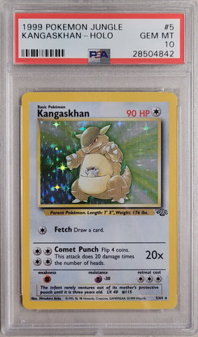 Kangaskhan - Holo 5/64 Jungle PSA 10 28504842