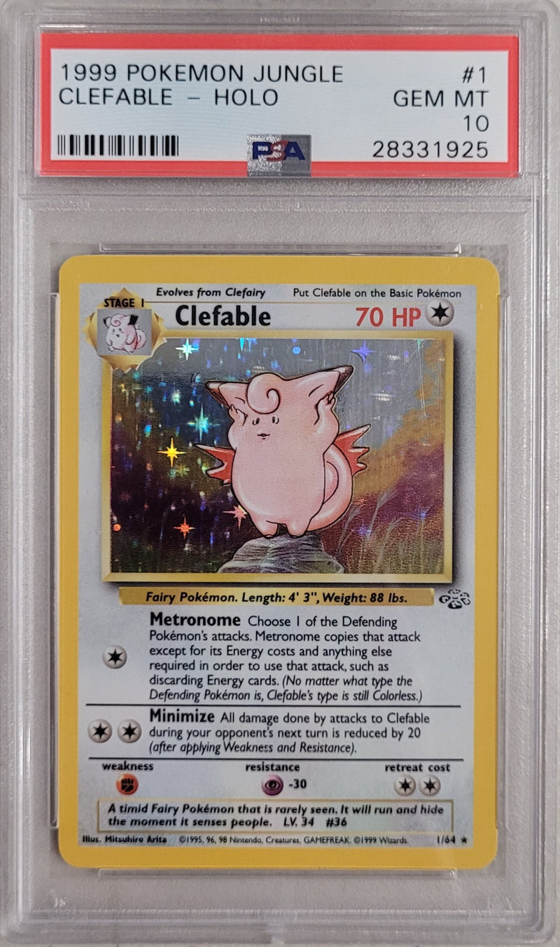 Clefable - Holo 1/64 Jungle PSA 10 28331925
