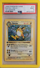 Raichu - Holo 14/102 Base Set 1st Edition PSA 9 28727004