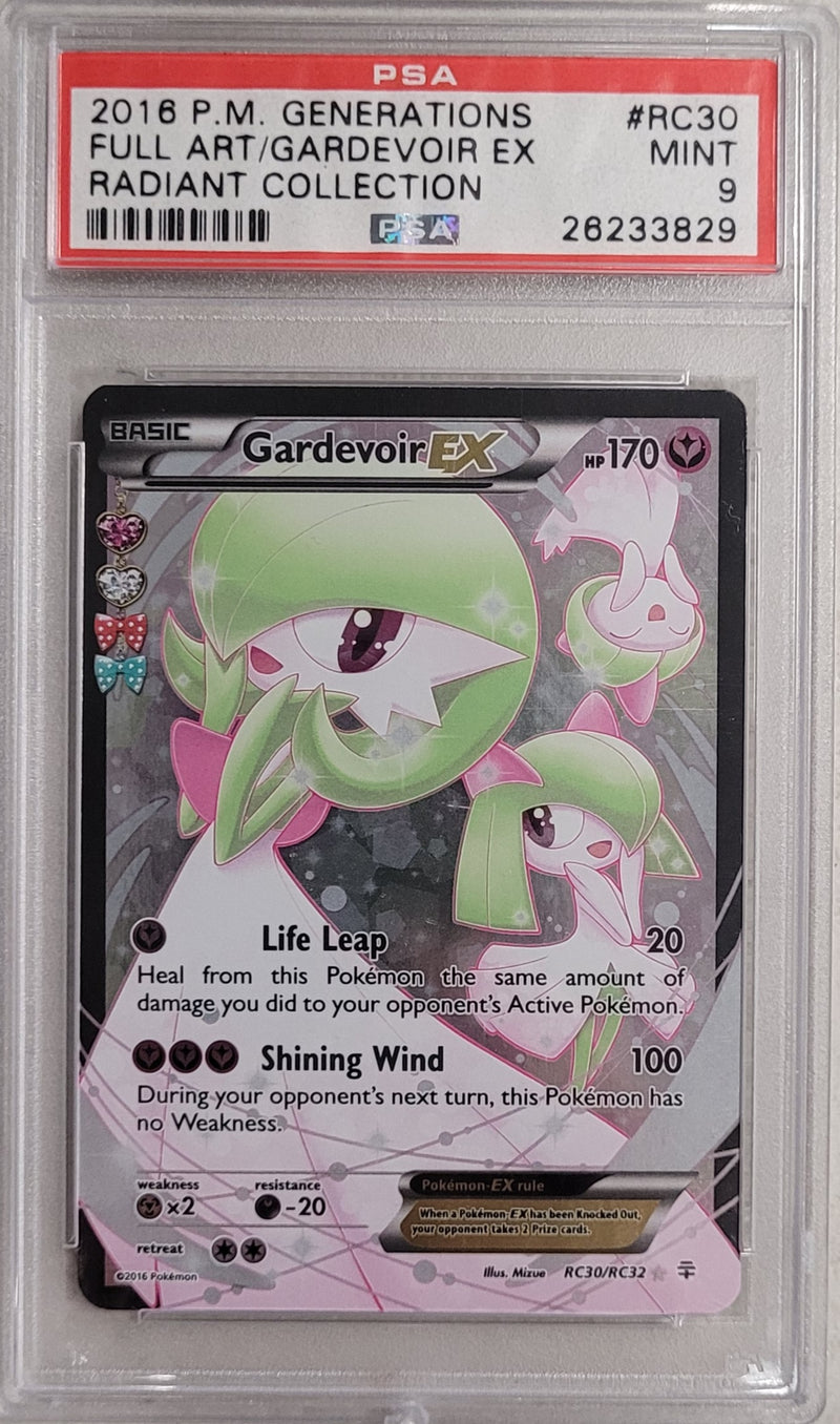Gardevoir EX RC30/RC32 Generations Radiant Collection PSA 9 26233829