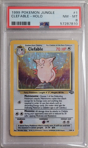 Clefable - Holo 1/64 Jungle PSA 8 57287810