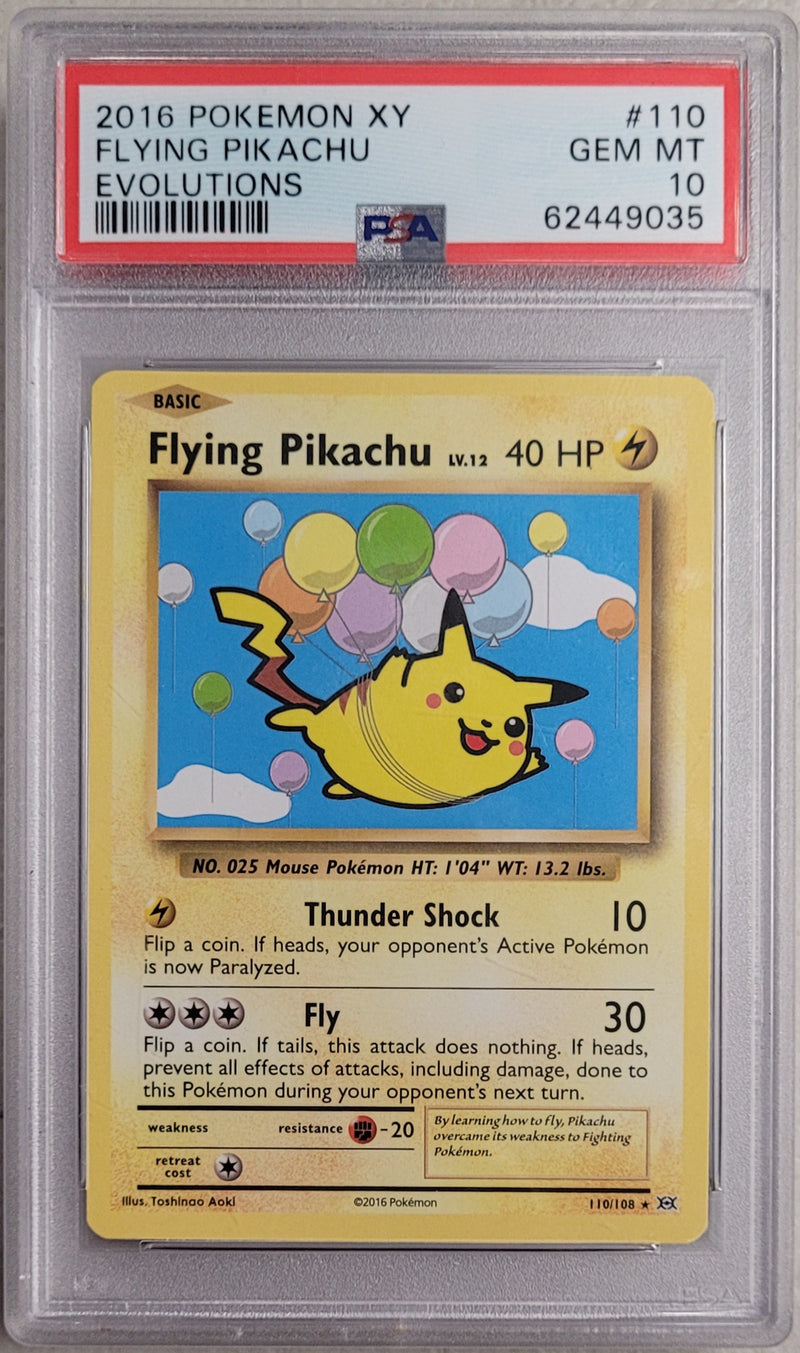 Flying Pikachu 110/108 Evolutions PSA 10 62449035