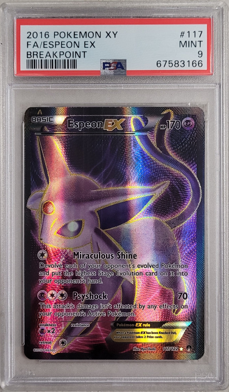 Espeon EX 117/122 Breakpoint PSA 9 67583166