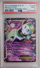 Meloetta EX RC11/RC25 Legendary Treasures Radiant Collection PSA 9 57397589