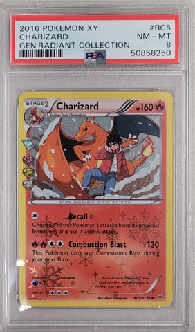 Charizard RC5/RC32 Generations Radiant Collection PSA 8 50858250