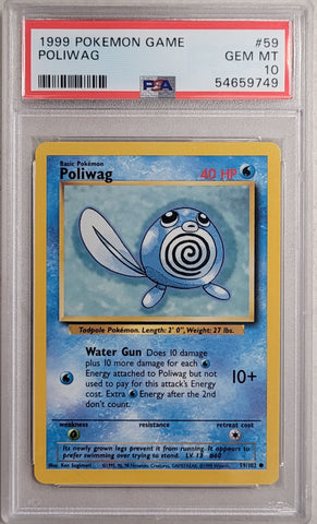 Poliwag 59/102 Base Set PSA 10 54659749