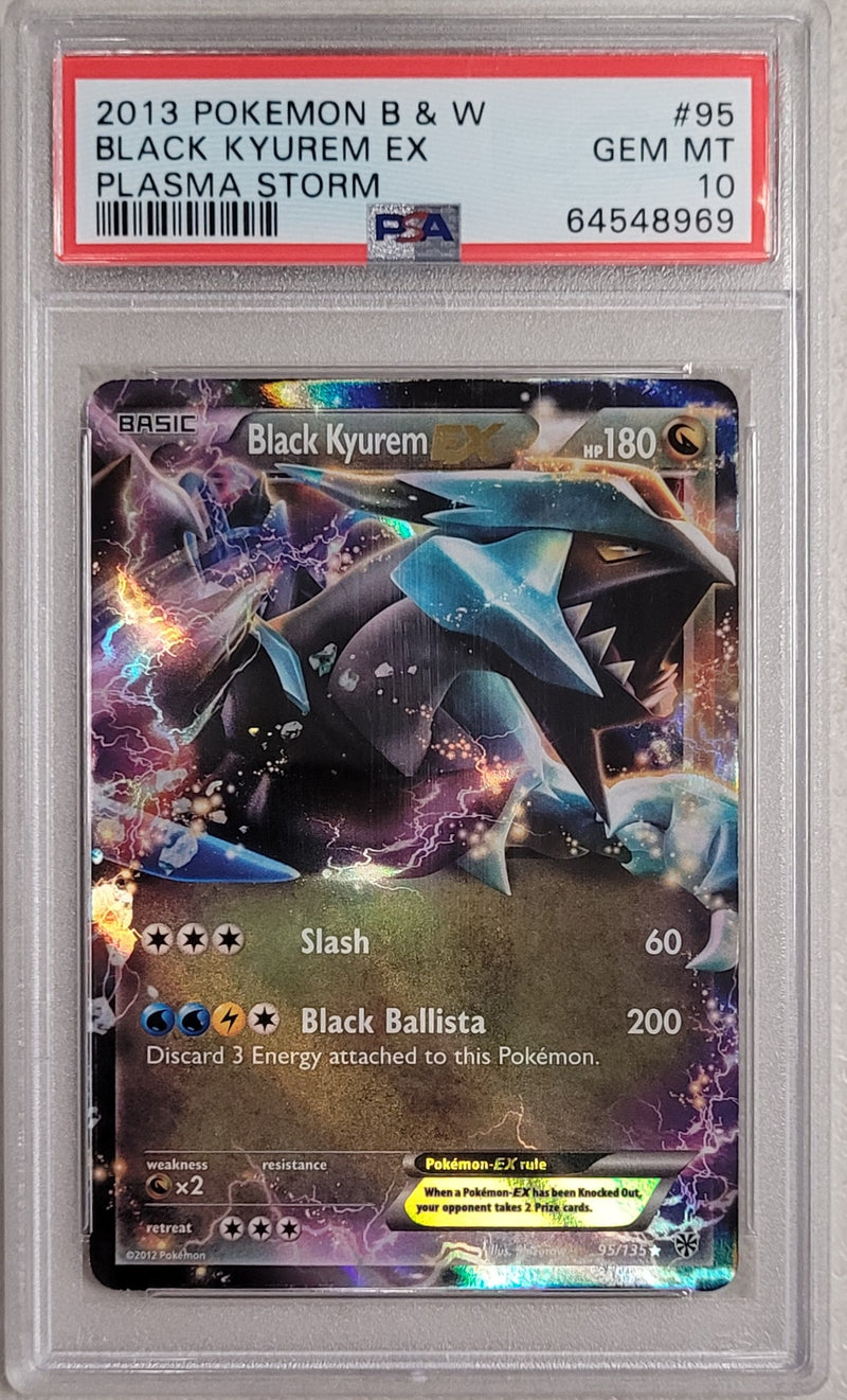 Black Kyurem EX 95/135 Plasma Storm PSA 10 64548969