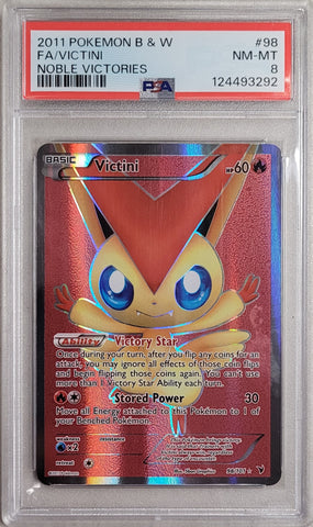 Victini 98/101 Noble Victories PSA 8 124493292