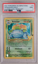 Venusaur 15/102 Celebrations Classic Collection PSA 9 112272372