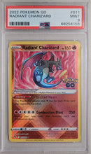 Radiant Charizard 011/078 Pokemon GO PSA 9 68254155