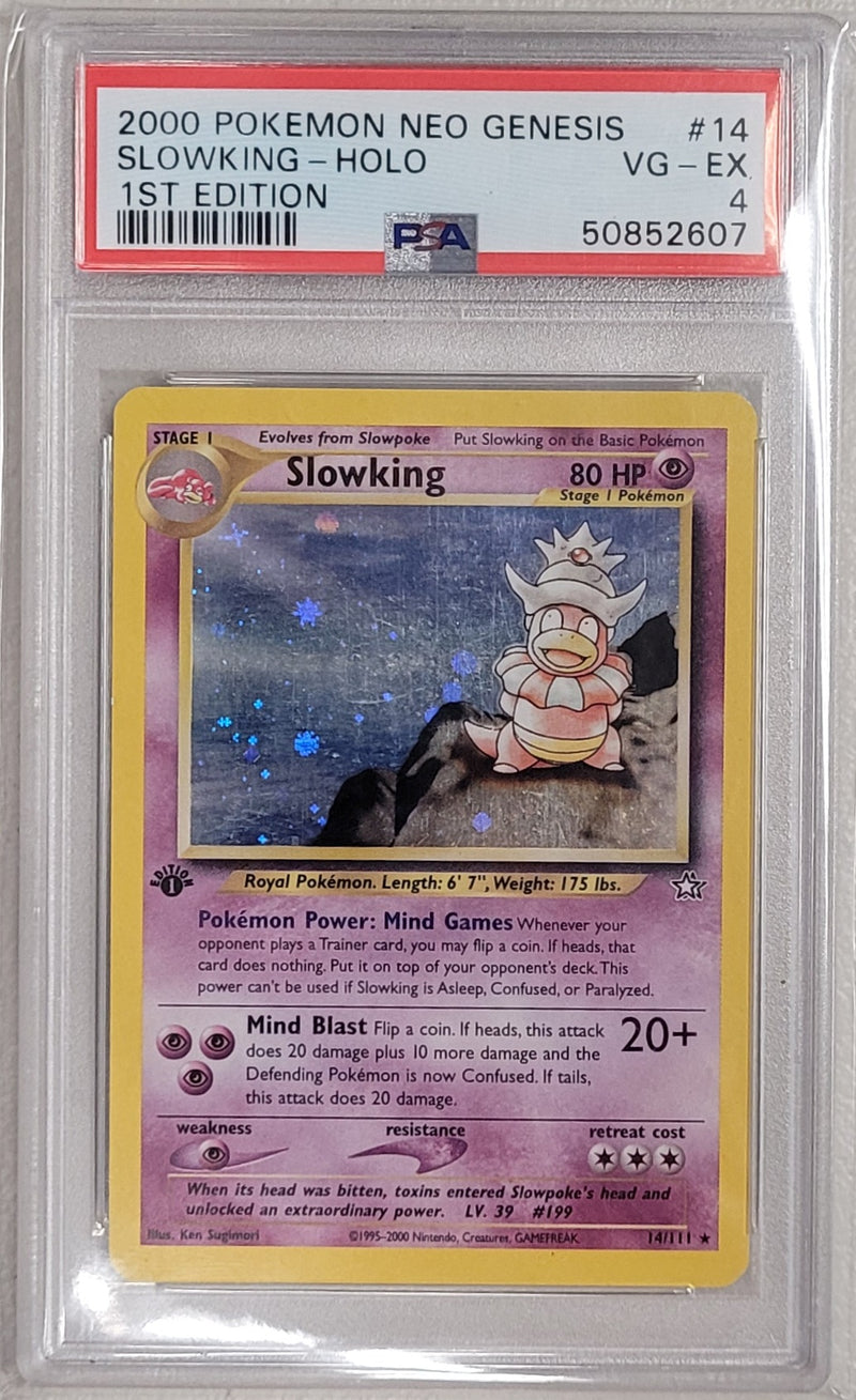 Slowking - Holo 14/111 Neo Genesis 1st Edition PSA 4 50852607