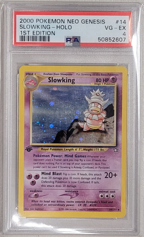 Slowking - Holo 14/111 Neo Genesis 1st Edition PSA 4 50852607