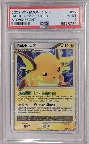 Raichu Lv.X 99/100 Stormfront PSA 9 46978729