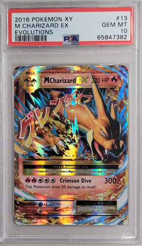 M Charizard EX 13/108 PSA 10 65847382